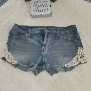 High rise shorts